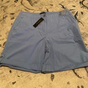 NWT - TALBOTS Blue Shorts - size 10
